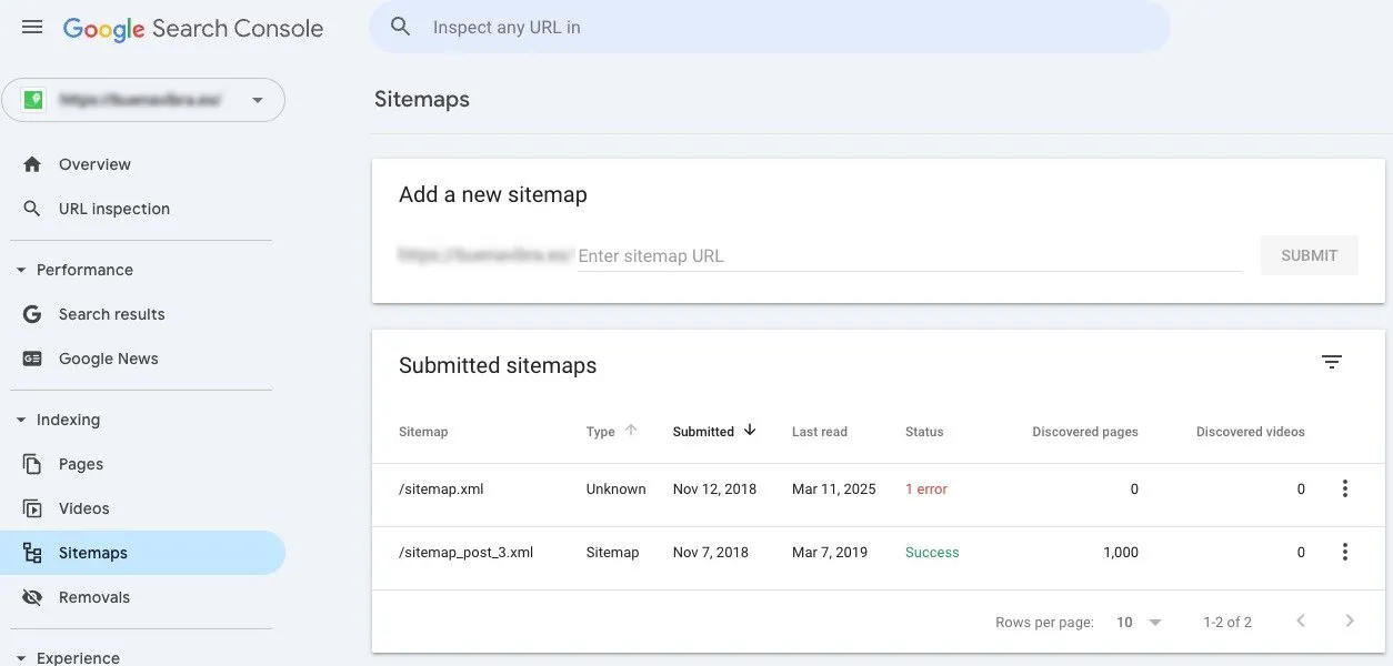 Cómo analizar un sitemap